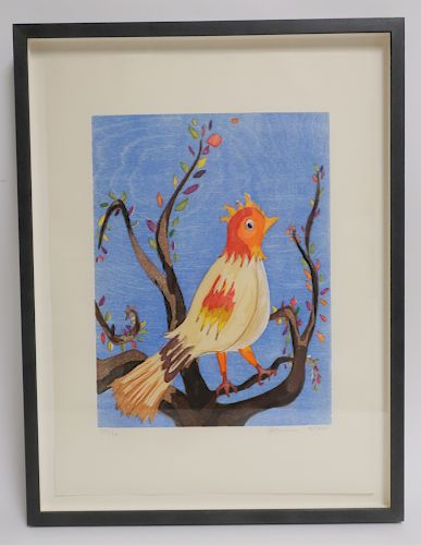 LAURA OWENS, UNTITLED BIRD