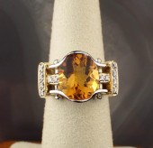 LAURA RAMSEY SIGNED CITRINE AN