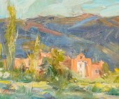 LAURA ROBB (B. 1955) OIL ON CA