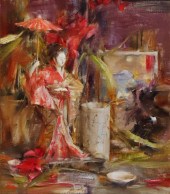 LAURA ROBB (BORN 1955) OIL ON