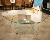 LAUREL FYFE BLUE ART GLASS HAN