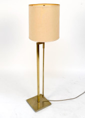 LAUREL LAMP CO. BRASS FLOOR LA