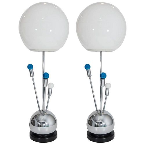 LAUREL LAMP CO. CHROME RADIATING