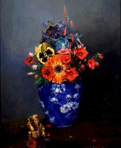 LAURENCE BIDDLE OIL ON BOARD S