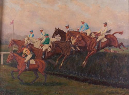 LAURENCE MCKENNA OIL ON CANVAS