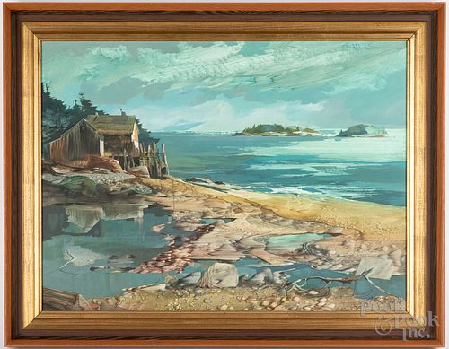 LAURENCE PHILIP SISSON OIL ON BOARD