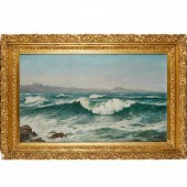 LAURITZ HOLST, OIL ON CANVAS,