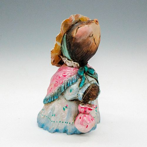 LAURY NICHOLS WOOD CARVED LADY