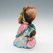 LAURY NICHOLS WOOD CARVED LADY
