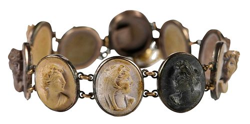 LAVA CAMEO BRACELET10 oval high
