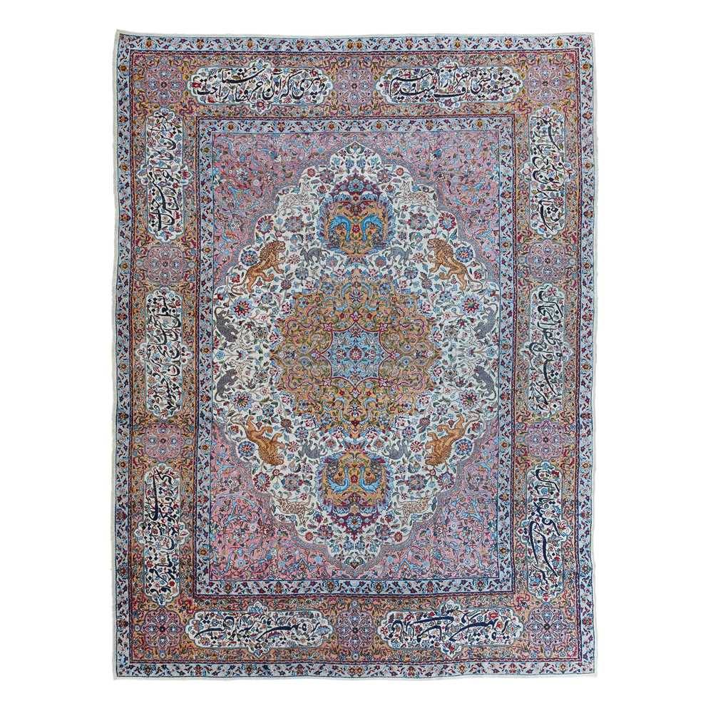 LAVAR KIRMAN CARPET CENTRAL PERSIA,
