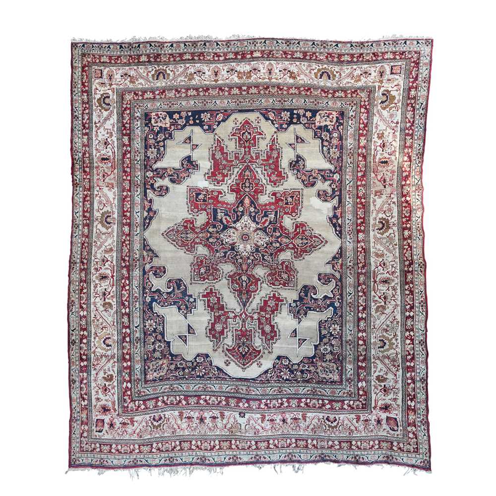 LAVAR KIRMAN CARPET CENTRAL PERSIA,