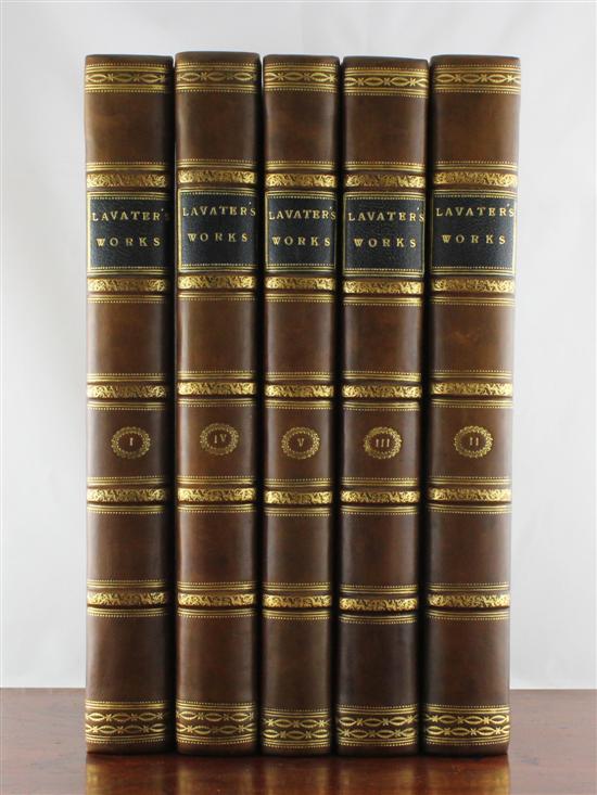 LAVATER (J) ESSAYS ON PHYSIOGNOMY