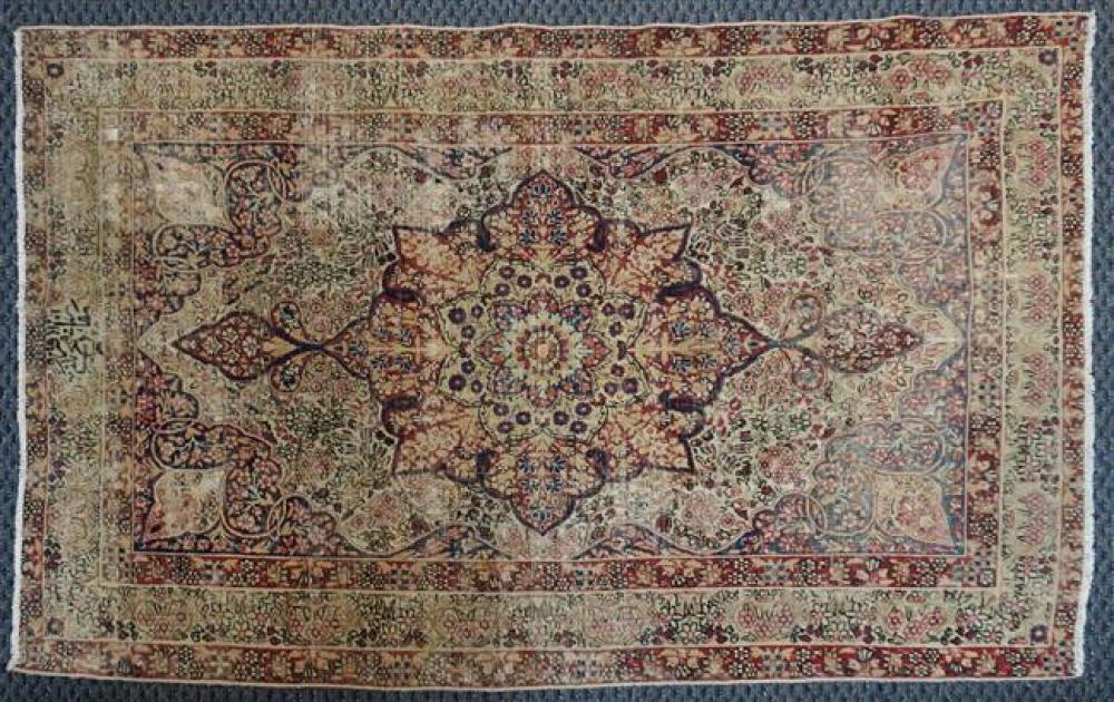 LAVER KERMAN RUG, 6 FT 4 IN X 3