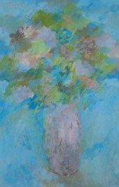 LAVERNE KRAUSE OIL ON BOARDLAV