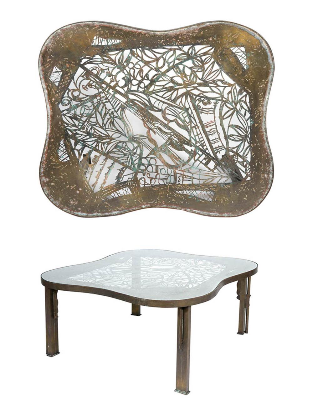 LAVERNE 'VIOLA' COFFEE TABLE HAND