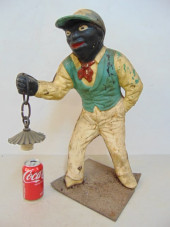 LAWN JOCKEY, AS FOUND, REPAINT