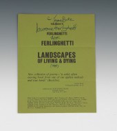 Lawrence Ferlinghetti Autograp