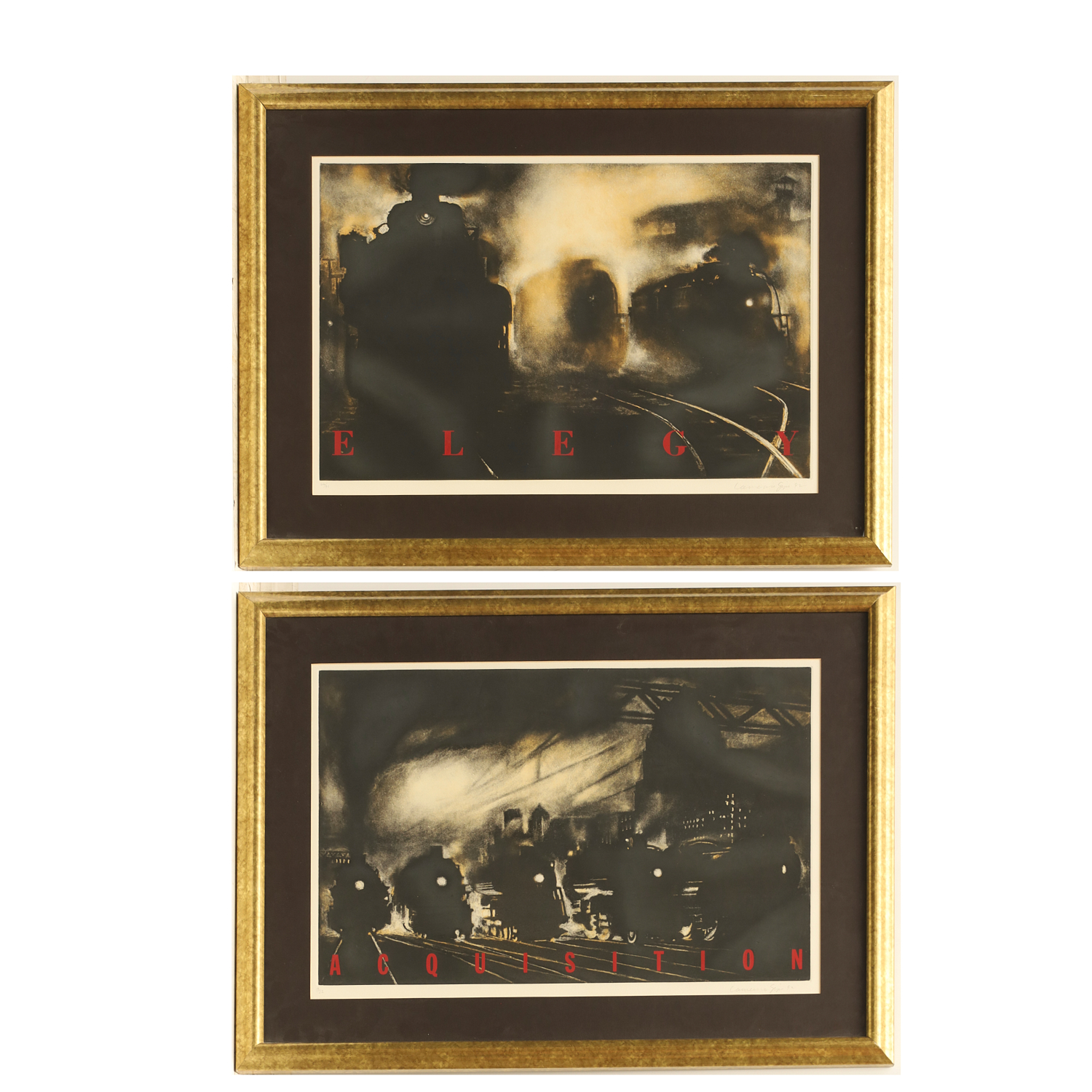 LAWRENCE GIPE, (2) AQUATINT