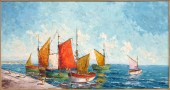 LAYE (20TH CENTURY) SAILBOATS.