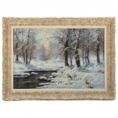 LAZLO NEOGRADY. WINTER LANDSCA