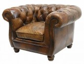 LAZZARO BUTTON-TUFTED LEATHER