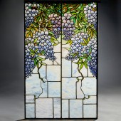 L.C. TIFFANY (ATTRIB) WINDOW,