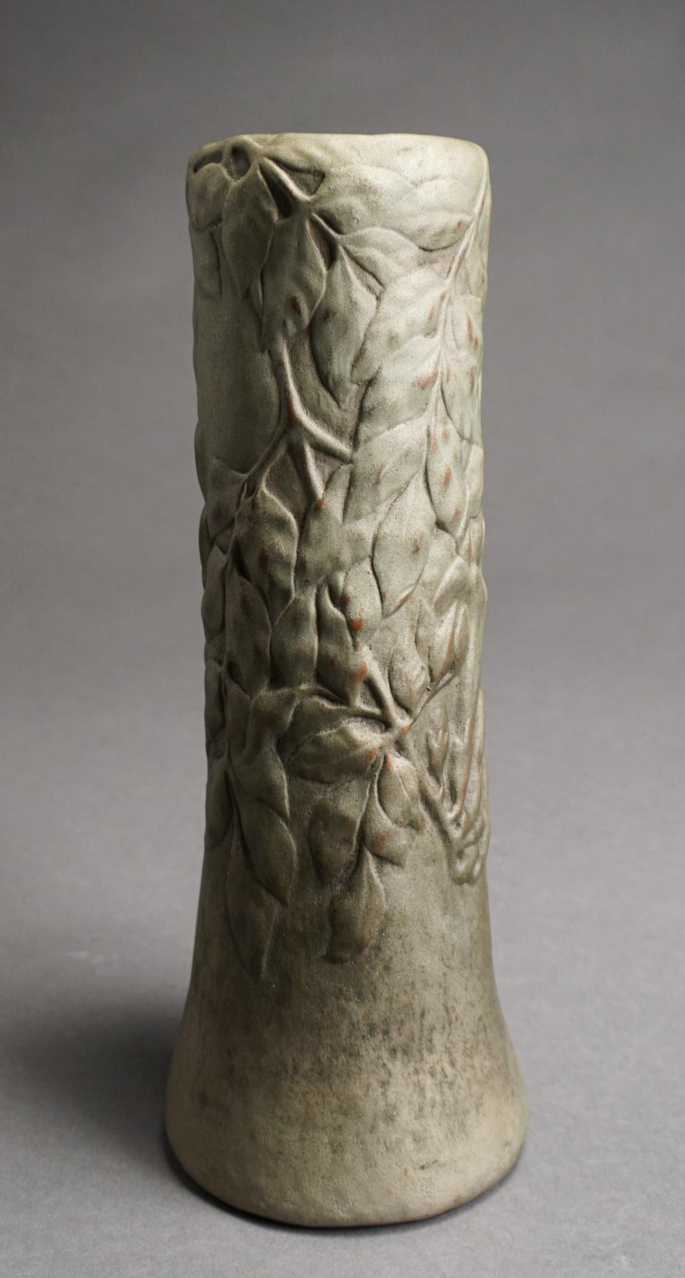 L.C. TIFFANY FAVRILE BRONZE POTTERY