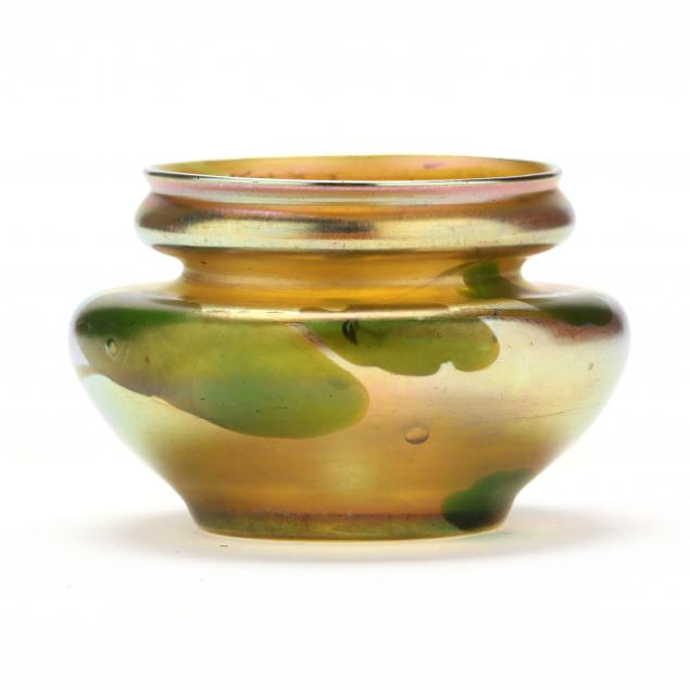 L.C. TIFFANY, FAVRILE GLASS SQUAT