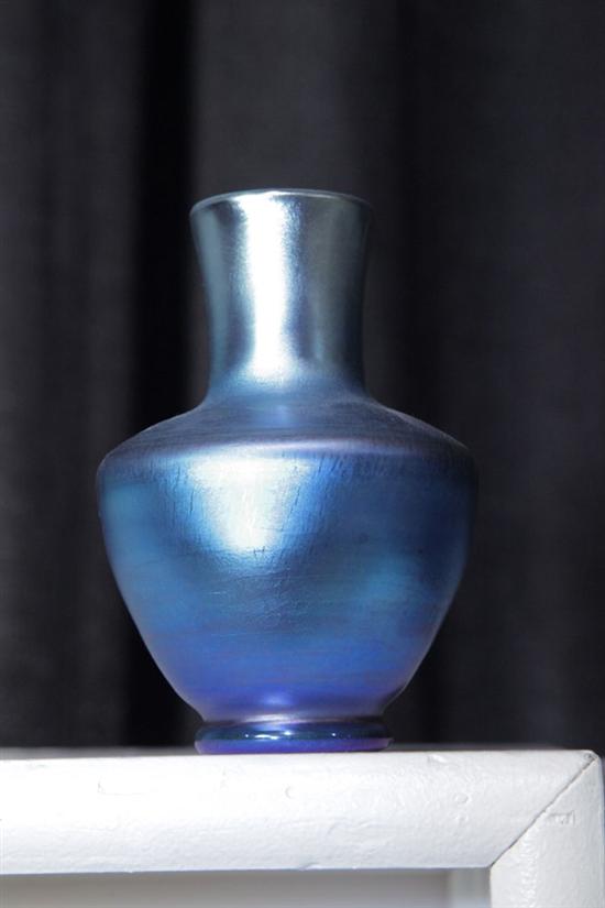 L.C TIFFANY FAVRILE VASE.