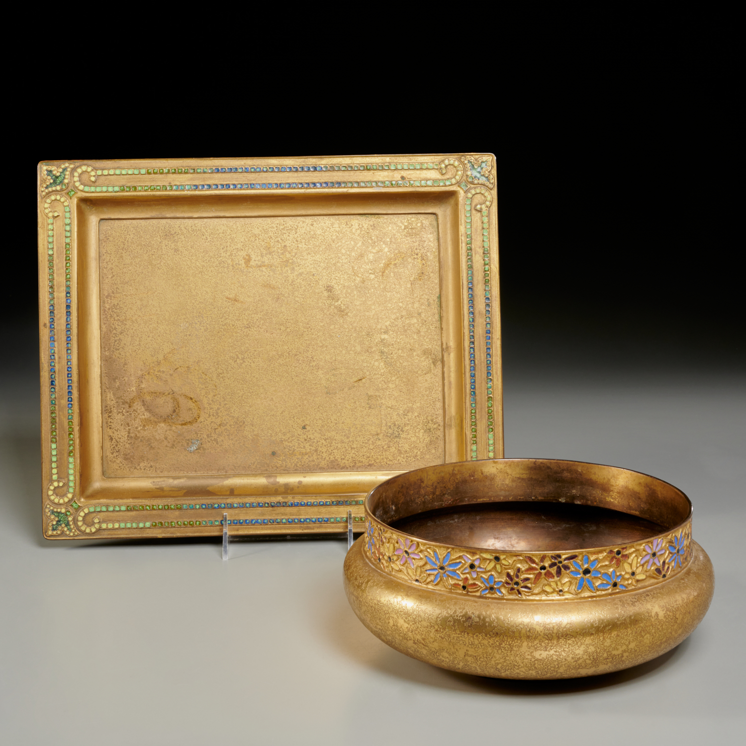 L.C. TIFFANY FURNACES, BRONZE