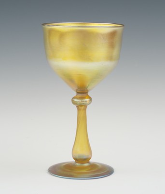 L.C. Tiffany Gold Favrile Goblet