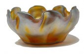 LCT TIFFANY RUFFLED BOWLSigned