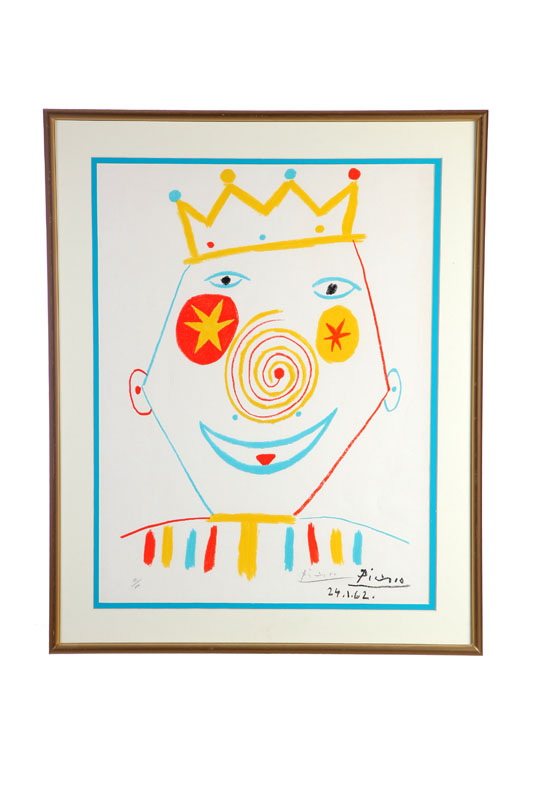 LE CLOWN BY PABLO PICASSO (SPANISH