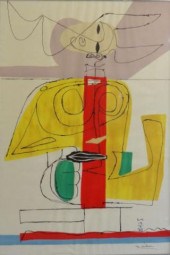 LE CORBUSIER. 1963 Color Litho