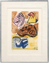 Le Corbusier aquatint (Swiss/F