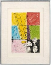 Le Corbusier aquatint (Swiss/F