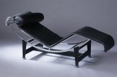 LE CORBUSIER CHROME AND LEATHE