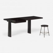 Le Corbusier. Desk and stool f