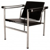 LE CORBUSIER LC1 CHAIR IN BLAC