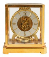 LE COULTRE "ATMOS" CLOCKbrass