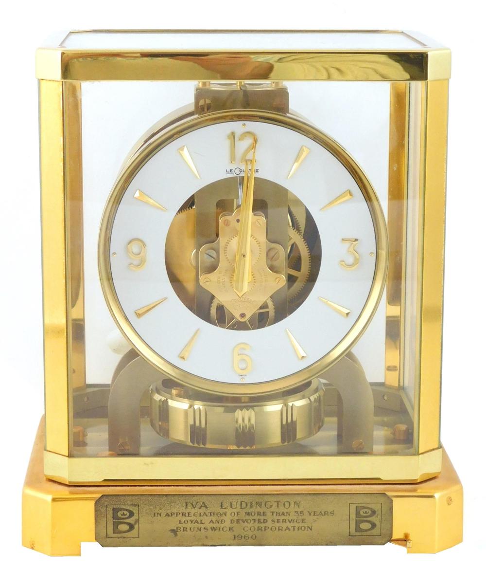 LE COULTRE ATMOS MANTLE CLOCK,