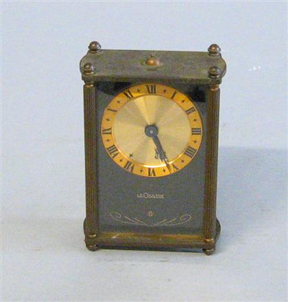 Le Coultre brass mounted travel