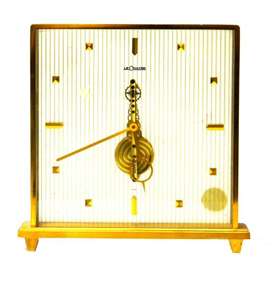 Le Coultre mantle clock  Swiss 