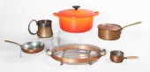 Le Creuset dutch over, copper