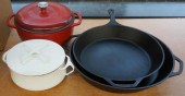 LE CREUSET LIDDED LODGE ENAMEL