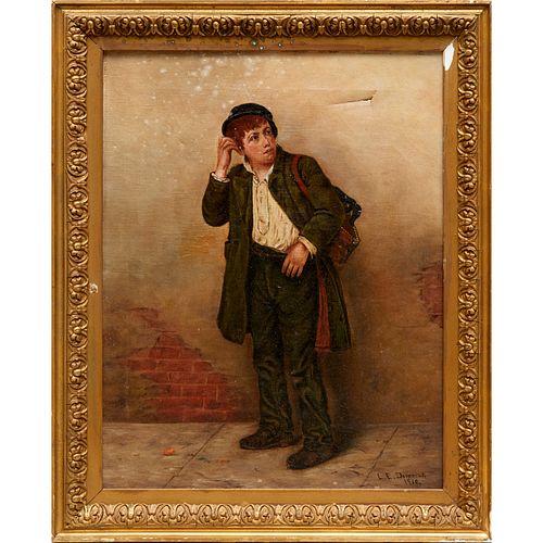L.E. DOREMUS, OIL ON CANVAS,