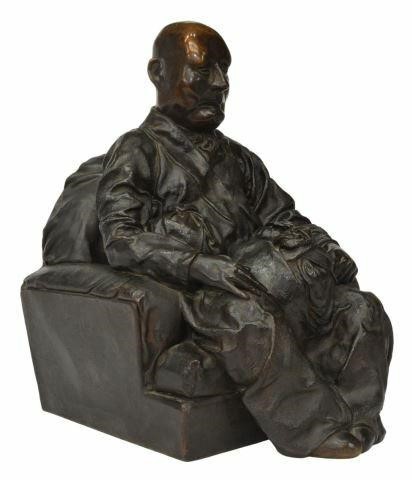 LE FLOHIC BLANCHET BRONZE SCULPTURE