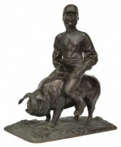 LE FLOHIC BLANCHET BRONZE SCUL