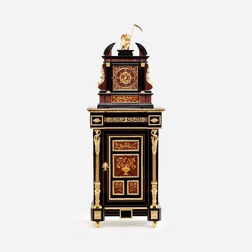 LE ORE (ITALY) ART INLAY CLOCK,